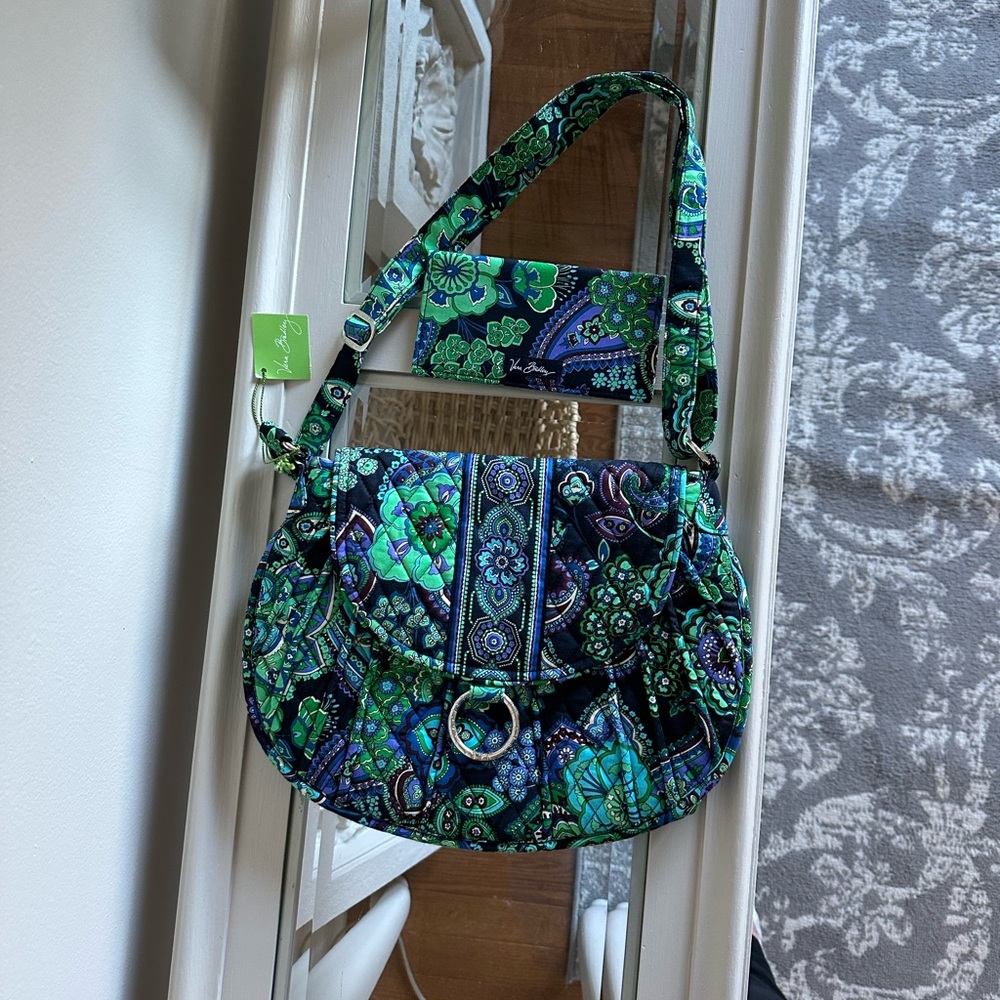 Vera Bradley New!!!! Blue Rhapsody saddle bag